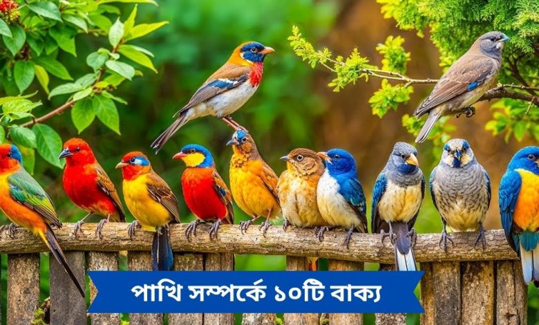 পাখি সম্পর্কে ১০