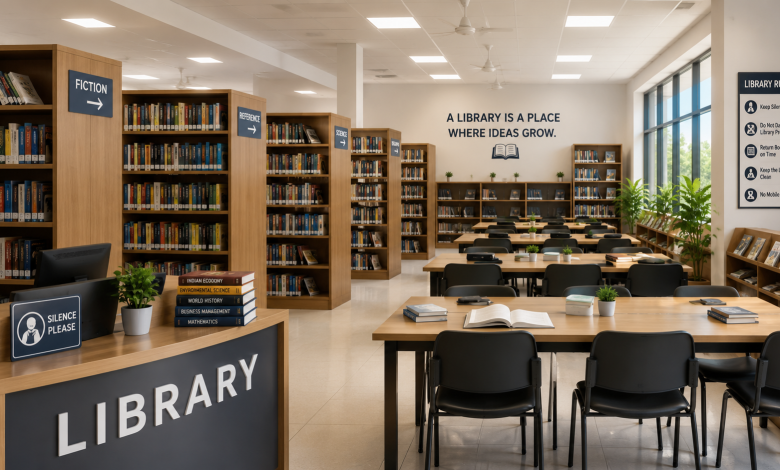 application for increasing library facilities