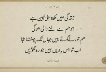 mirza ghalib shayari